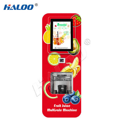Haloo Fully Automatic Desktop Fresh Fruit Smoothie Blender, 10.1-inch Touchscreen Smoothie Vending Machine with SDK development capabilities