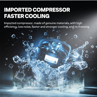 " هالو 24 " شبكة خزانة مبيعات ذكية مع قشرة خارجية من ورق معدني مكثف وباب زجاجي ثلاثي الطبقات مع نظام تبريد